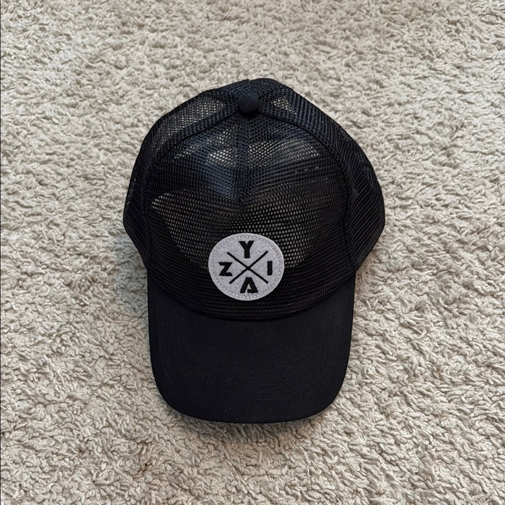 ZYIA Black Mesh Trucker Hat